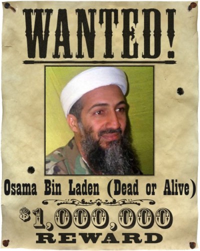 bin laden wanted poster. death of Osama Bin Laden.